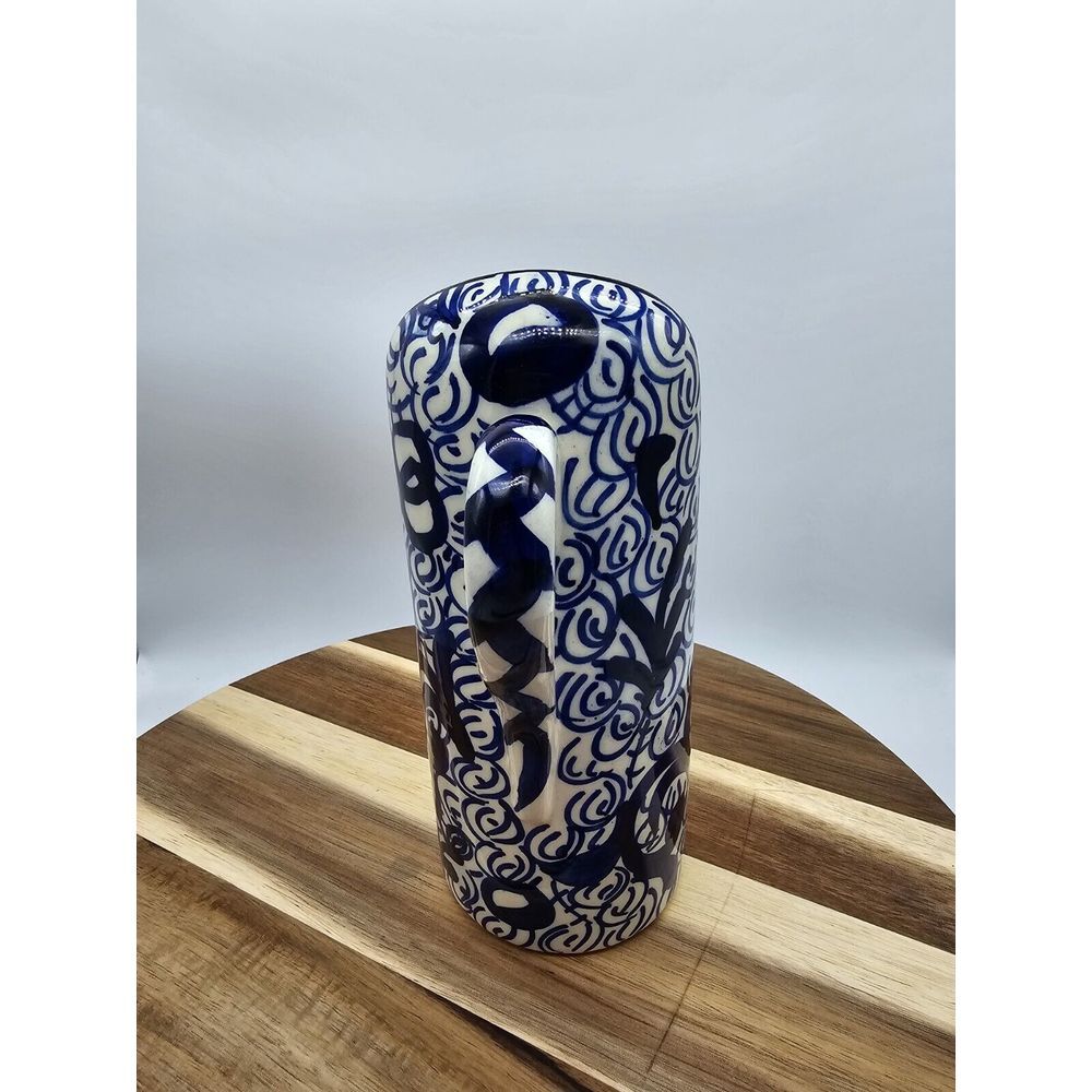 Mallorca Handle Painted Ceramic Candle Lantern‎ - Picture 8 of 10